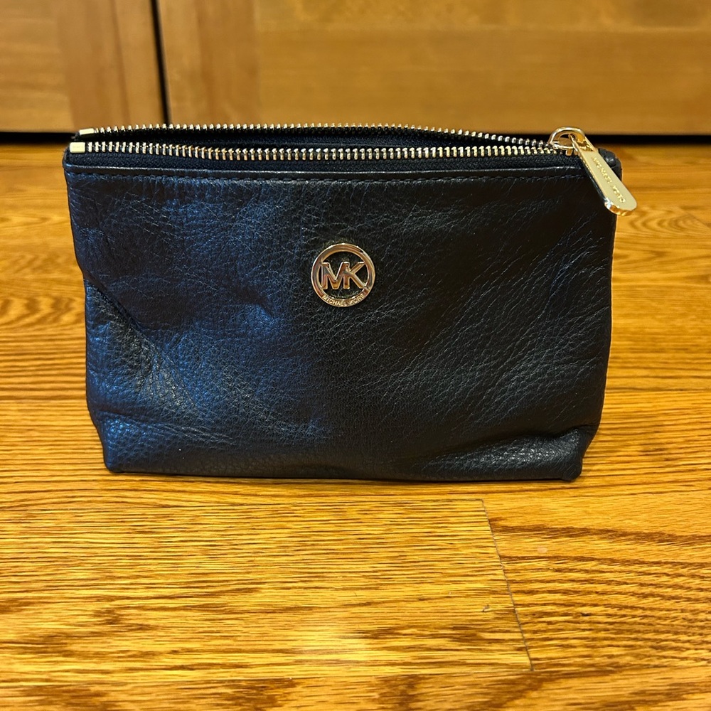 Michael Kors Midnight Leather Pouch